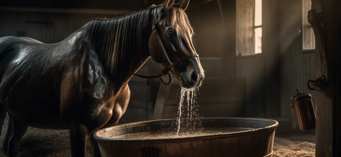 hydratation du cheval pendant l'été